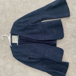 Peplum sleeve blazer